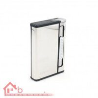 Hộp đựng thuốc lá đa năng in logo Zippo ver 2 màu trắng bạc -