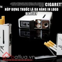 Hộp đựng thuốc lá đa năng kiêm quẹt khò MH370 mầu trắng -