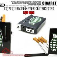 Hộp đựng thuốc lá đa năng kiêm quẹt khè có hình trái bom -