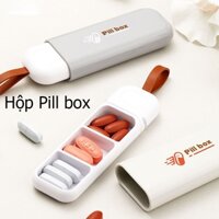 Hộp đựng thuốc mini 3 ngăn Pill Box nhỏ gọn