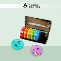 Hộp Đựng Thuốc Mini Đa Năng Chia Ngăn 7 Ngày Mỗi Ngày 2 Buổi Sáng Tối, Nhỏ Gọn Dễ Dàng Mang Theo