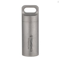 Hộp đựng thuốc titan TOMSHOO Hộp đựng thuốc Mini chống nước Hộp đựng thuốc bỏ túi cho du lịch ngoài trời Cắm trại Đi bộ đường dài