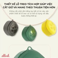 Hộp Đựng Ti Giả/Núm Ti Hình Vuông Bảo Vệ An Toàn, Tiện Lợi Họa Tiết Dễ Thương Cho Bé
