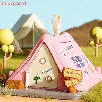 Hộp đựng tiền AMAGRET, Hộp đựng tiền bằng nhựa di động, Khóa chìa khóa bảo mật hình lều thời trang Quà tặng ngân hàng heo đất