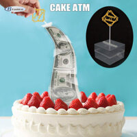 Hộp Đựng Tiền ATM Bánh B-F Kéo An Toàn Trang Trí Món Quà Bất Ngờ Cho Bữa Tiệc Sinh Nhật