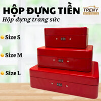 Hộp đựng tiền khoá mật khẩu, hộp tiết kiệm, bằng sắt, hộp đựng tiền có mật khẩu