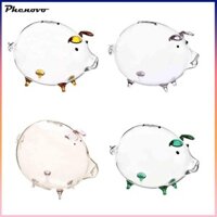 Hộp đựng tiền ngân hàng cá heo thủy tinh 18x12cm Nồi tiết kiệm trẻ em cho trẻ em Thiết thực