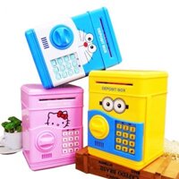 Hộp Đựng Tiền Tiết Kiệm Cho Bé Két Sắt Mini Điện Tử Cho Trẻ Em