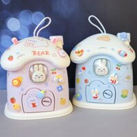 Hộp Đựng Tiền Tiết Kiệm Hình Ngôi Nhà Nấm Dễ Thương Xinh Xắn