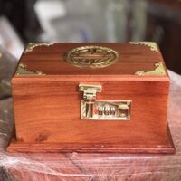 HỘP ĐỰNG TIỀN TIẾT KIỆM LÀM BẰNG GỖ CAO CẤP-TẶNG VÒNG ĐEO TAY Hàng cao cấp -HÀNG XUẤT KHẨU