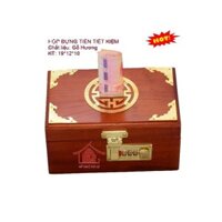 Hộp đựng tiền tiết kiệm,gỗ hương đẹp