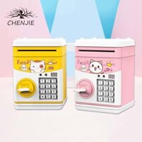Hộp đựng tiền trẻ em HENJIE Hộp an toàn Máy Atm Mini bền