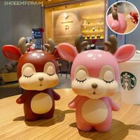 Hộp đựng tiền xu SHOEEMPORIUM Sáng tạo Mini Hộp tiết kiệm tiền hình con hươu bằng nhựa dễ thương