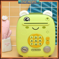 Hộp đựng tiết kiệm tiền hình ngôi nhà mini dễ thương có nhạc khóa vân tay