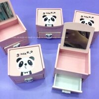 Hộp đựng trang sức kèm gương