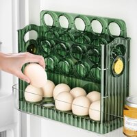 Hộp Đựng Trứng Lật Đật Cửa Tủ Lạnh Nhiều Tầng Tiện Dụng