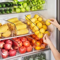 Hộp đựng tủ lạnh BLACKON, Hộp bảo quản thực phẩm tươi mát, Tiết kiệm không gian Tủ lạnh PP cấp thực phẩm Đồ dùng gia dụng
