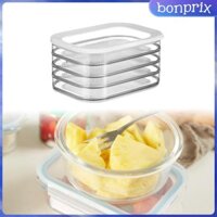 Hộp đựng tủ lạnh trong suốt có thể xếp chồng lên nhau