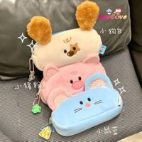 Hộp đựng văn phòng phẩm cún con dễ thương Hộp đựng bút chì Heo bột nhỏ dễ thương Túi đựng bút chuột nhỏ Hộp đựng văn phòng phẩm giá trị cao cho học sinh Hộp đựng đồ học sinh Túi đựng văn phòng phẩm dung tích lớn