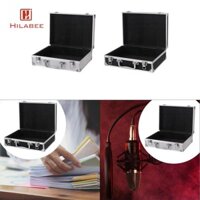 Hộp đựng vỏ cứng Thiết bị an ninh để lưu trữ Mic không dây Khung hợp kim nhôm Hộp đựng thiết bị vali