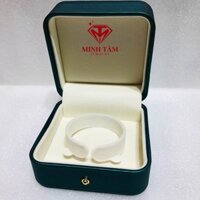 Hộp đựng vòng tay cao cấp màu xanh lót nhung cao cấp-Minh Tâm Jewelry