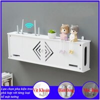Hộp đựng wifi treo tường, chất liệu gỗ Pitech cao cấp, chống nước tuyệt đối
