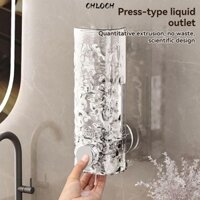 Hộp đựng xà phòng CHLOCH, Hộp đựng kem dưỡng da treo tường 450ml, Hộp đựng sữa rửa mặt không đục lỗ dung tích lớn Thiết kế ép dầu gội cho dầu gội dạng lỏng khử trùng tay