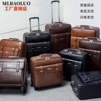 Hộp Đựng Xe Đẩy Bằng Da16Vỏ Máy Kinh Doanh Inch20Hành Lý Inch22Vali Da Inch24
