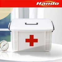 Hộp đựng y tế gia đình tiện ích HD Hando (kích thước 23 x 16 x 13 cm)