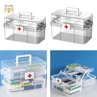 Hộp đựng y tế Thùng đựng đồ y tế gia đình trong suốt chống bụi