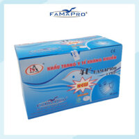 HỘP - FAMAPRO 4U - Khẩu trang y tế 4 lớp kháng khuẩn Famapro 4U 50 cái hộp  - 1 HỘP - XANH