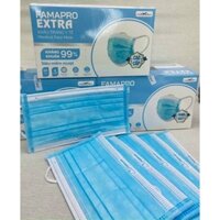 HỘP - FAMAPRO EXTRA - Khẩu trang y tế kháng khuẩn 4 lớp Famapro Extra 50 cái hộp - Túi Tặng Ngẫu Nhiên - 1 bịch 10 cái