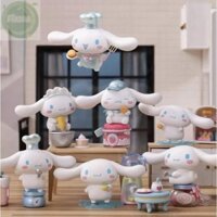 Hộp FLAZEA, Đồ chơi trẻ em Sanrio Mô hình nhân vật hoạt hình Anime, Xu hướng Kawaii Anime Cinnamoroll Nấu ăn Mô hình búp bê Hộp trang trí Đồ chơi cho trẻ em