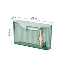 Hộp gắn tường, gắn kệ tủ đựng đồ đa năng - Khay đựng mặt nạ, mỹ phẩm- CHỌN MÀU - Màu Xanh Ngọc