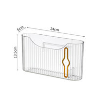 Hộp gắn tường, gắn kệ tủ đựng đồ đa năng - Khay đựng mặt nạ, mỹ phẩm- CHỌN MÀU - Trắng