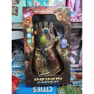 Hộp găng tay Thanos pin đèn nhạc ZR999