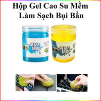 Hộp Gel Cao Su Mềm Làm Sạch Bụi Bẩn Từ Khe Bàn Phím, Ô Tô, Điện Thoại, Máy Ảnh... Hộp Cao 200G