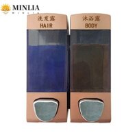 Hộp Gel Tắm MINLIA, Hộp Đựng Chất Lỏng Xà Phòng 2in1, Hộp Đựng Mỹ Phẩm Đóng Chai Phụ Cửa Sổ Có Thể Nhìn Thấy Được Hộp Đựng Nước Rửa Tay Treo Tường Khách Sạn