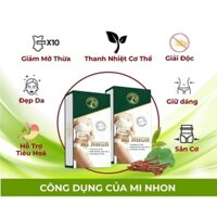 HỘP GIẢM CÂN MI NHON HỒNG MINH 30v TẶNG DETOX NIGHT 30v