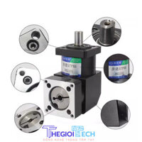 Hộp giảm tốc độ vuông góc - Khối động cơ bước size 57 Hộp số hành tinh vuông góc cho động cơ size 57PXW10