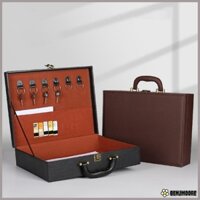 Hộp giao hàng phòng BENJMOORE, Hộp lưu trữ tài liệu đa chức năng bằng da PU, Túi xách nam doanh nhân cầm tay giải trí Nam Nữ Nam Nữ