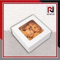 Hộp giấy đựng bánh, đựng đồ ăn, đựng thức ăn 200 hộp - 500 hộp, khổ 13.5 x 13.5 x 5cm