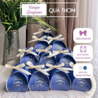Hộp giấy đựng kẹo - Hộp quà tặng - set 50 hộp đựng quà mini, hộp quà cưới tặng khách kèm ruy băng - UNIQUE FRAGRANCE