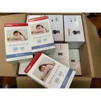 Hộp giấy mực máy in cp1500/Canon cp1000/cp1300/cp1200/cp910/cp810 gồm 108 tờ + 3 băng mực kp108in