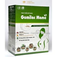 Hộp Giấy sữa bầu Gumilac Mama - sữa hạt từ đạm thực vật hữu cơ 100%  400g (Chính Hãng)