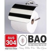 Hộp giấy vệ sinh cao cấp BAO, inox304, M1-1003, hàng chính hãng 05 năm