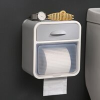 Hộp giấy vệ sinh cho nhà vệ sinh Không thấm nước Không đục lỗ Hộp giấy cuộn Hộp đựng giấy treo tường