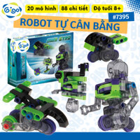 Hộp Gigo toys Robot đi ray thăng bằng 20 chủ đề 88 miếng ghép nhiều màu 7395