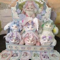 Hộp GILL, Handmade Hợp Thời Trang Chơi Búp Bê Rồng Thỏ, Rừng Giả Tưởng Dễ Thương Sinh Học Trà Series Truyện Ma Thuật Cô Gái Búp Bê Sang Trọng