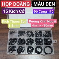 Hộp gioăng sim cao su kích cỡ sợi 1.5 chuẩn thay thế đa năng